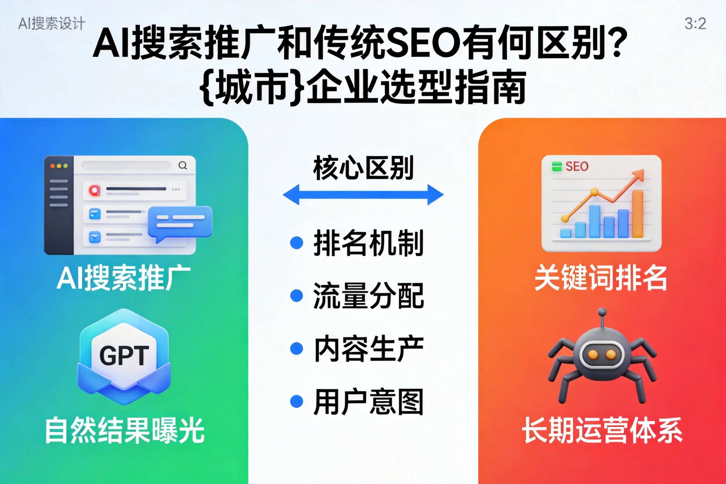 AI搜索推广和传统SEO有何区别?石家庄企业选型指南