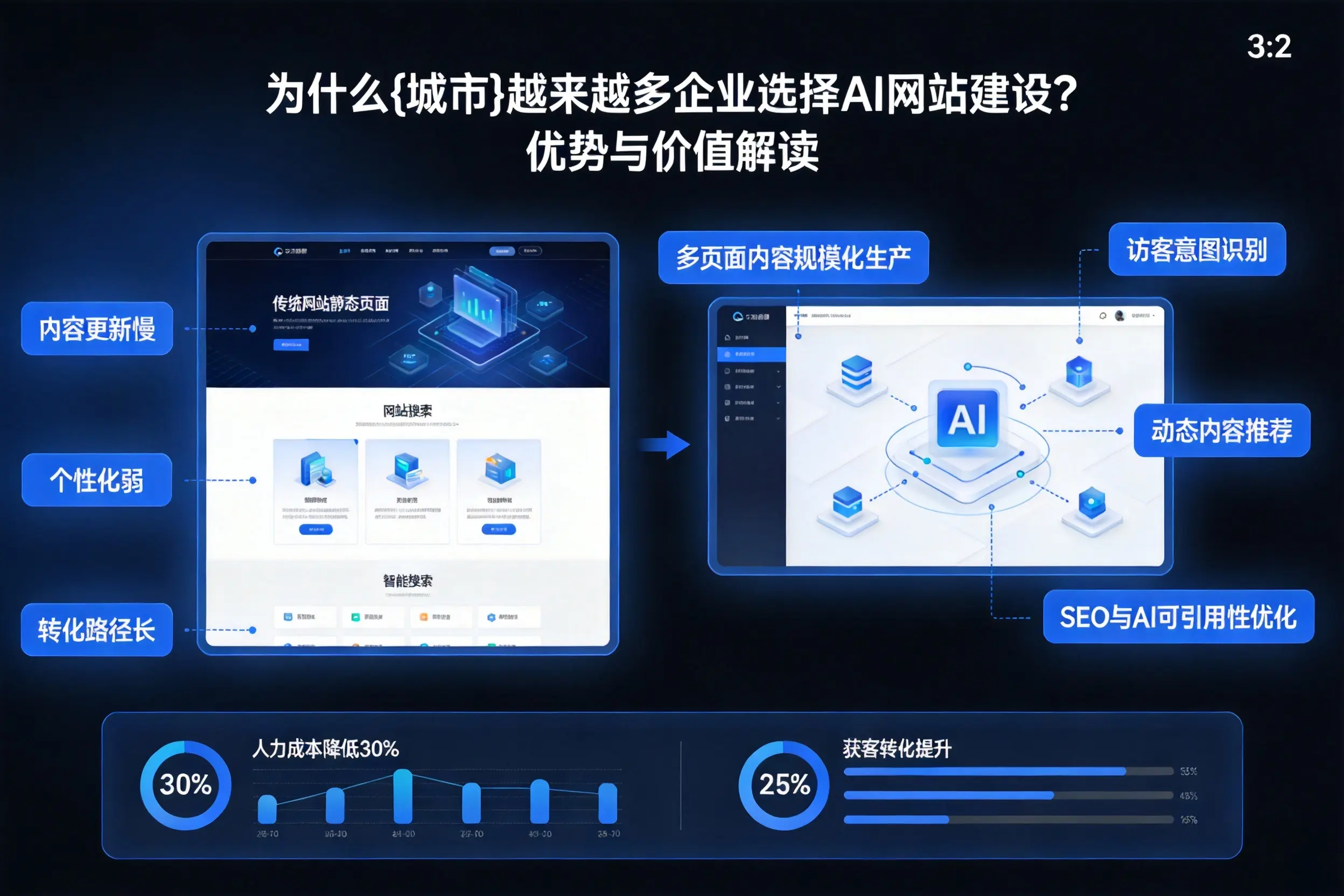 为什么石家庄越来越多企业选择AI网站建设?优势与价值解读