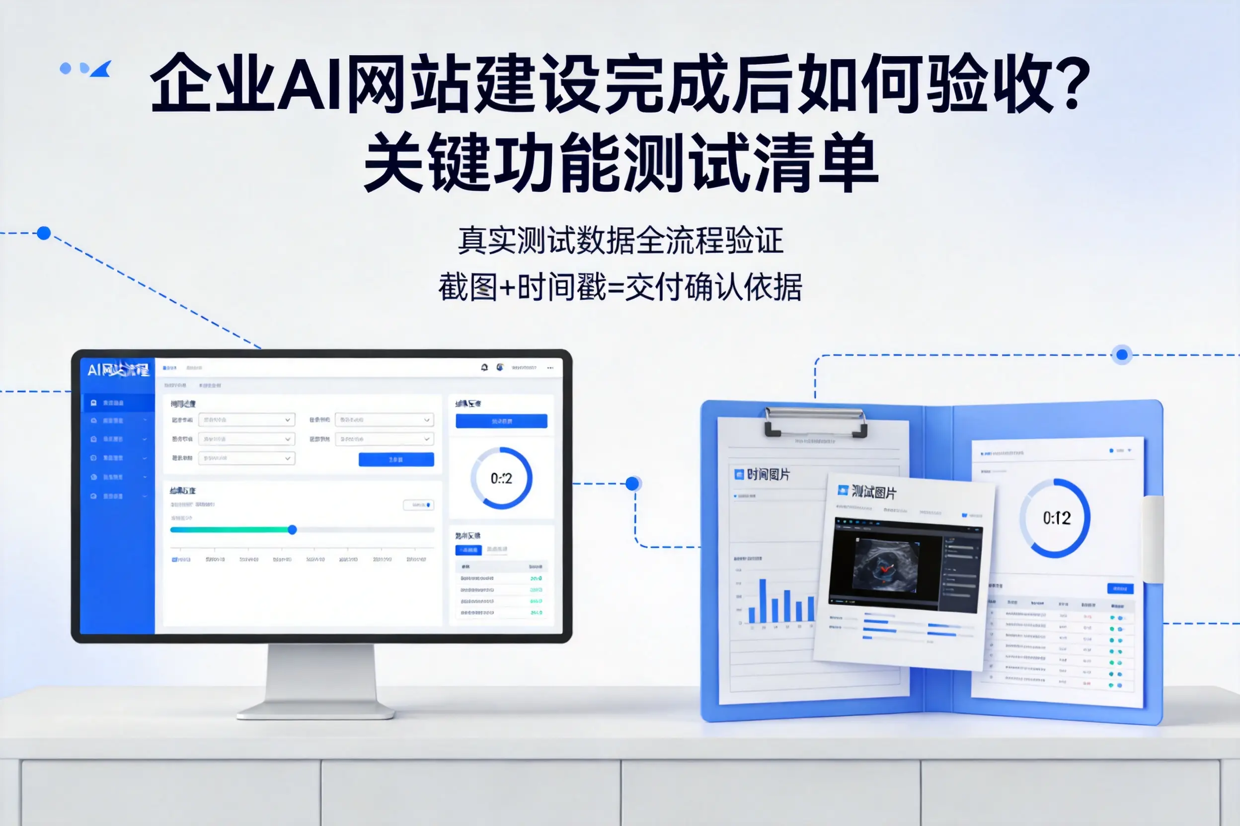 石家庄企业AI网站建设完成后如何验收?关键功能测试清单