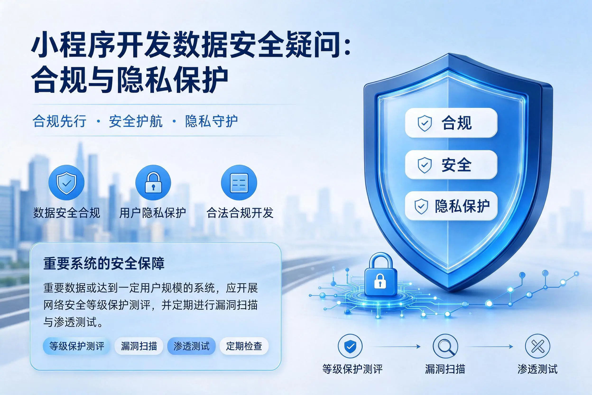 石家庄小程序开发数据安全疑问：合规与隐私保护