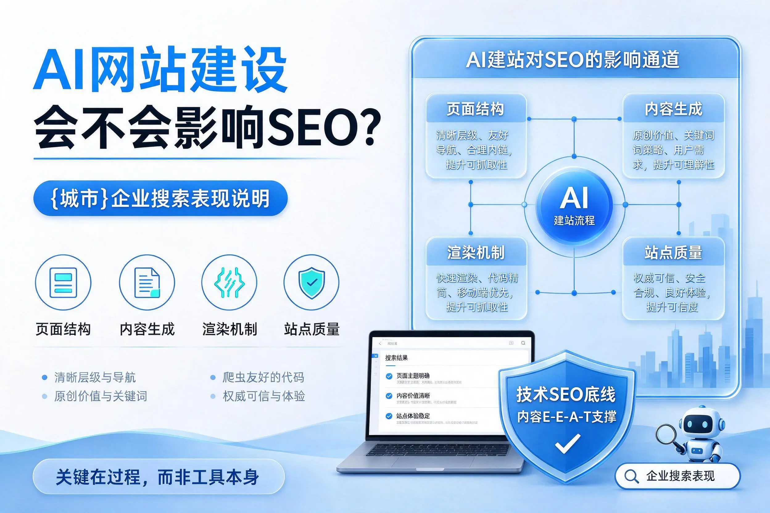 AI网站建设会不会影响SEO?石家庄企业搜索表现说明