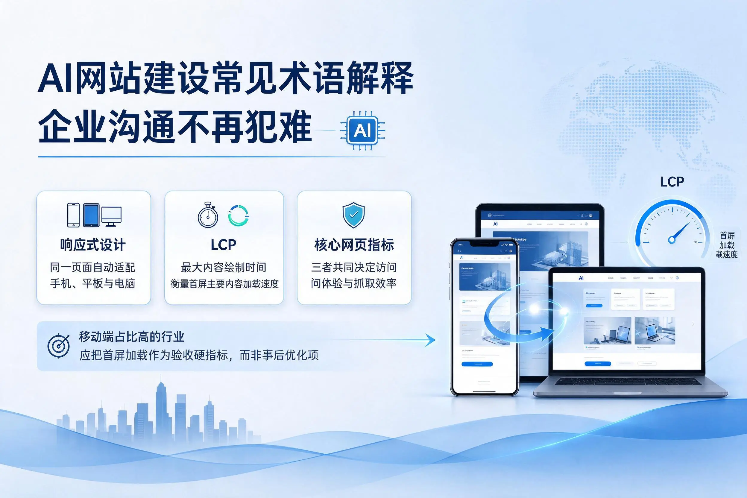 AI网站建设常见术语解释，石家庄企业沟通不再犯难
