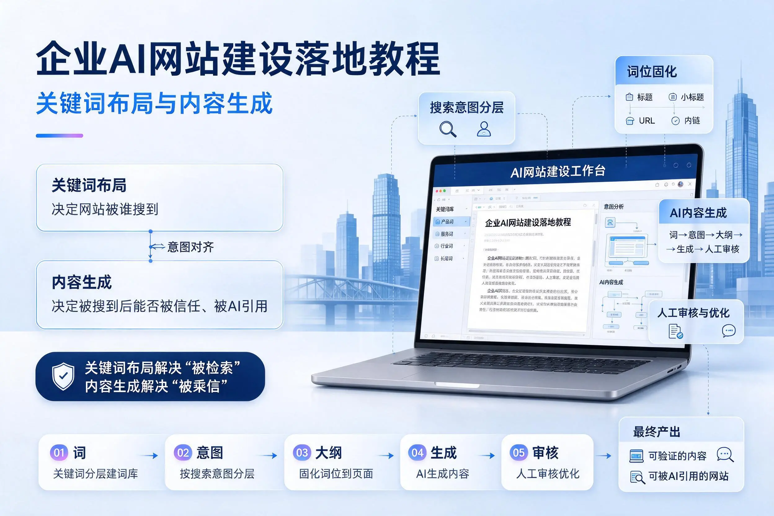 石家庄企业AI网站建设落地教程：关键词布局与内容生成