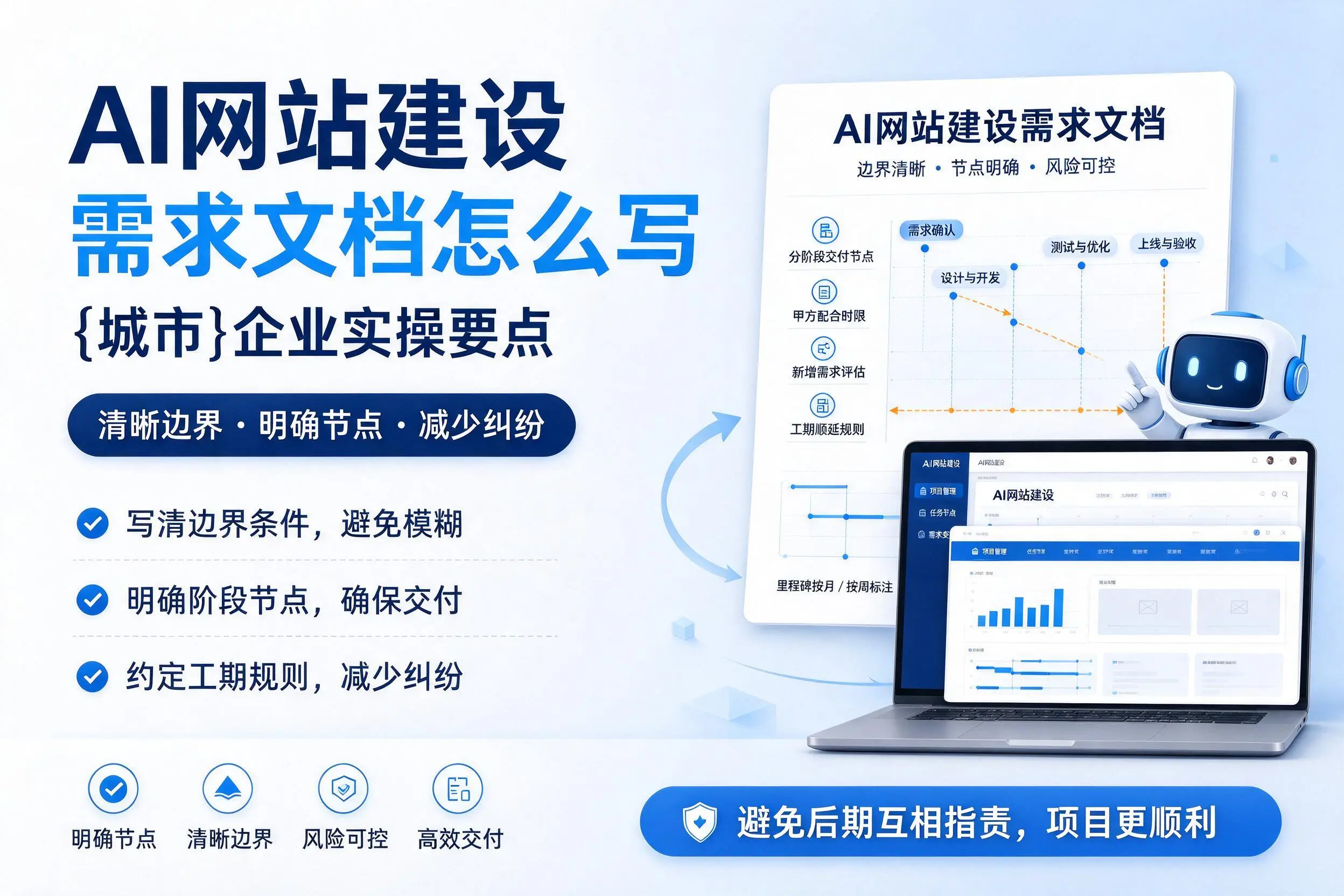 AI网站建设需求文档怎么写，石家庄企业实操要点