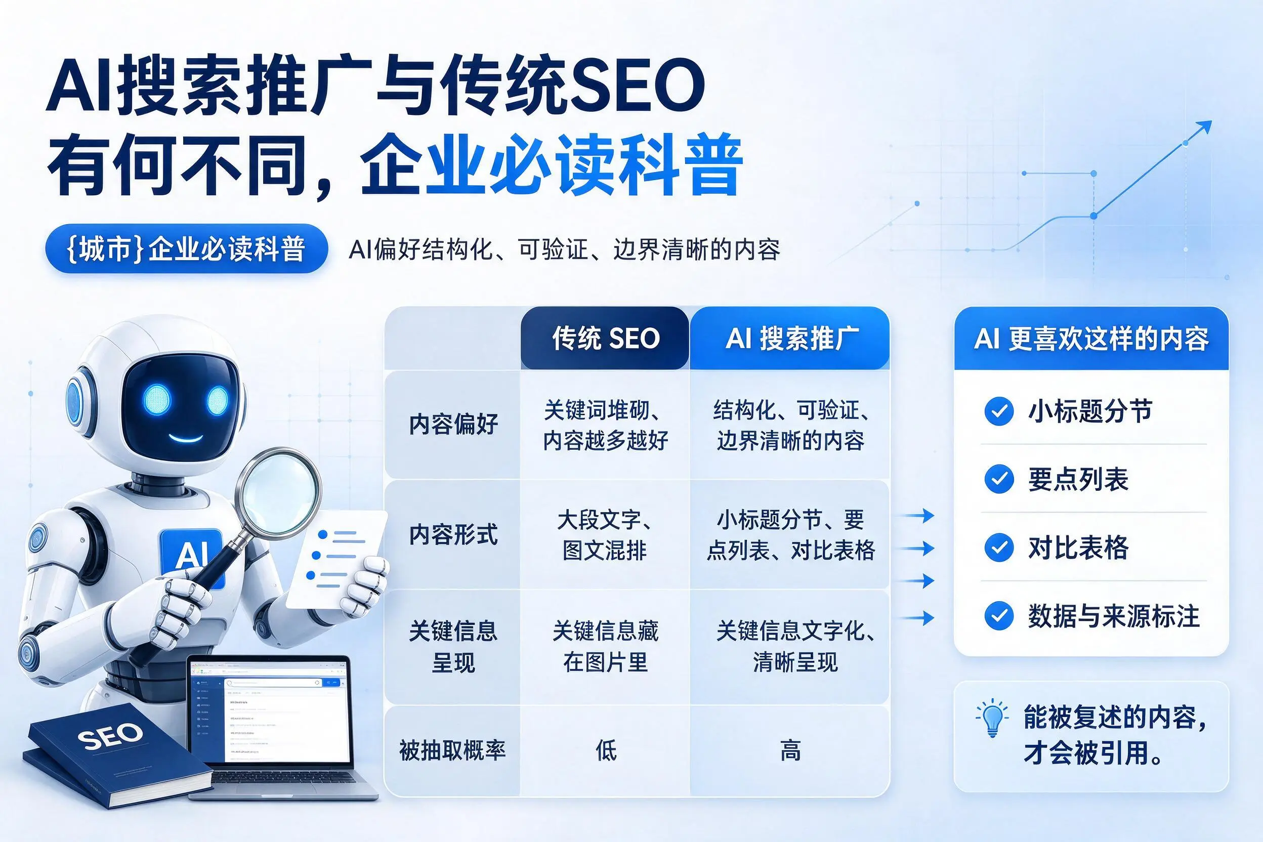 AI搜索推广与传统SEO有何不同，石家庄企业必读科普